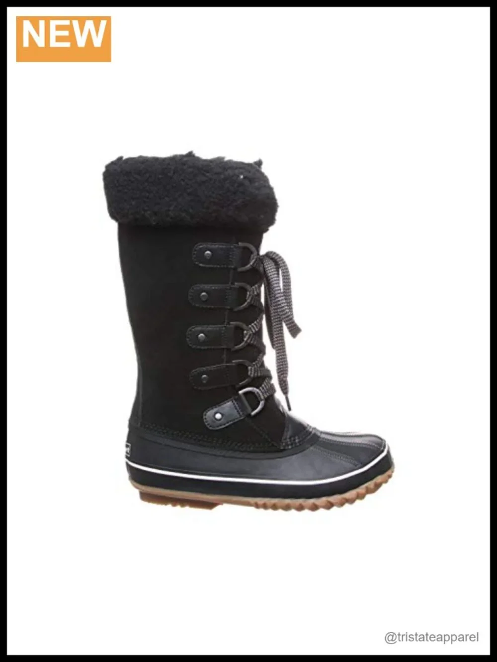 Bearpaw Women's Denali Snow Boots, Waterproof Suede Leather, 200g Insulation,